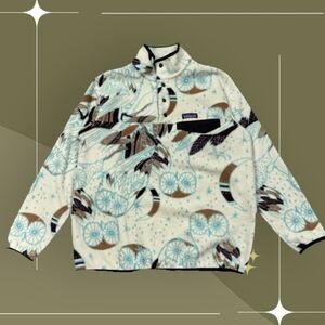 🍋✨ Patagonia Harvest Moon Owl Synchilla Size S